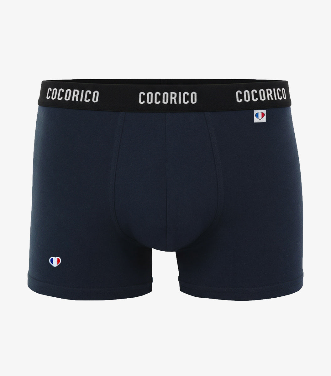 Boxer Homme Signature Marine - Iconique