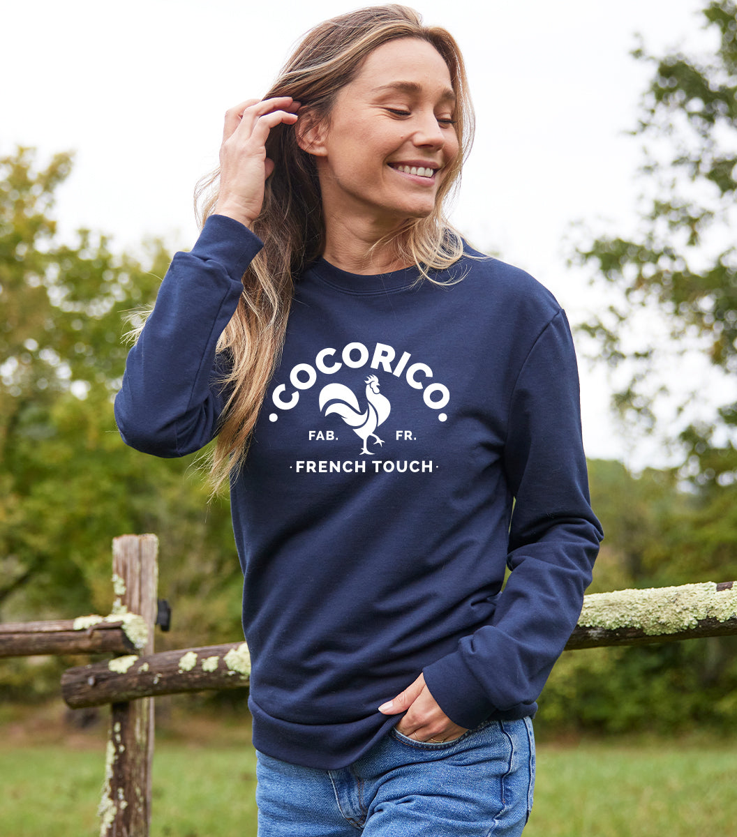 Sweat Femme Marine - Coq Français