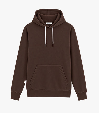 Sweat à capuche Homme Marron - Intemporel