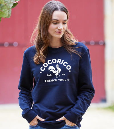 Sweat Femme Marine - Coq Français