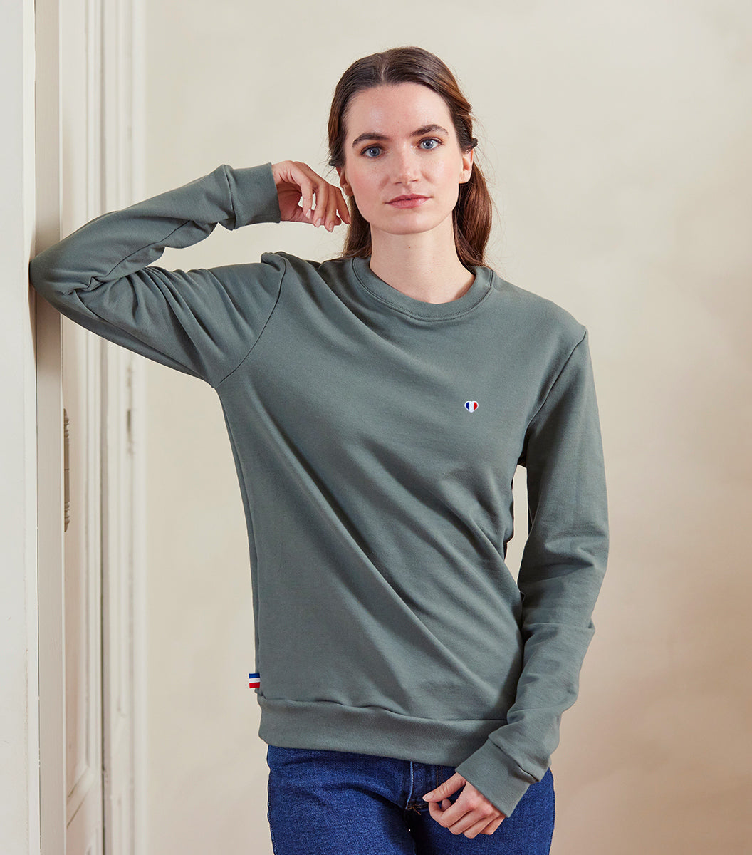 Sweat Femme Sauge - L'Iconique