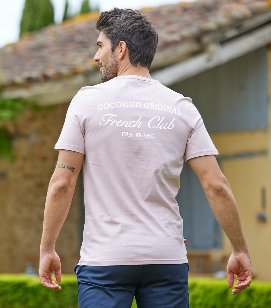 T-shirt Homme Rose - French Club