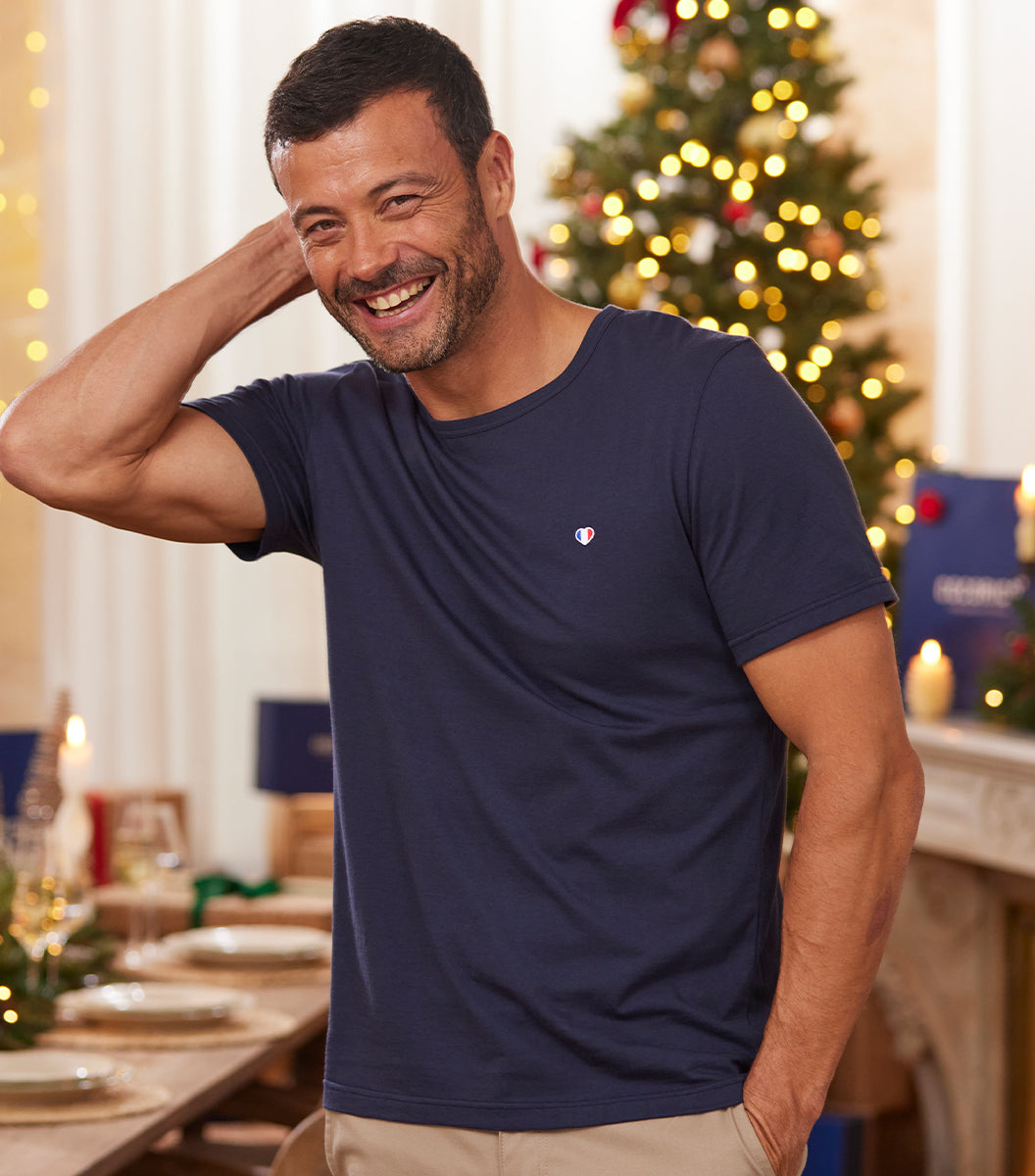 T-shirt Homme Marine - L'iconique