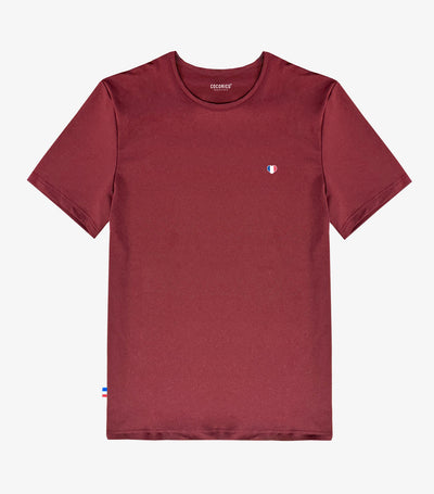 T-shirt Homme Sport Bordeaux - L'Iconique