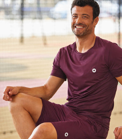 T-shirt Sport Homme Bordeaux - Boost