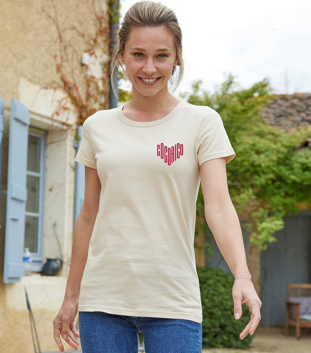 T-shirt Femme Sable - Le Coeur