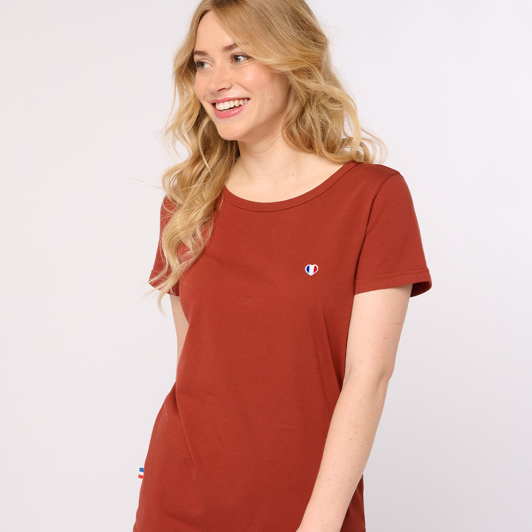 T-shirt Femme Terracotta - L'iconique