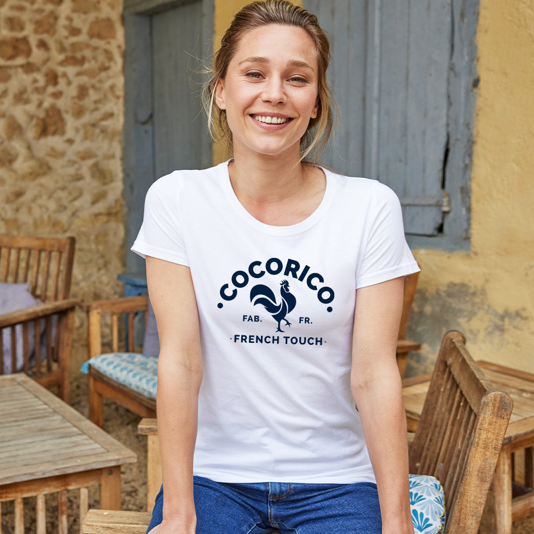T-shirt Femme Blanc - Le Coq Français