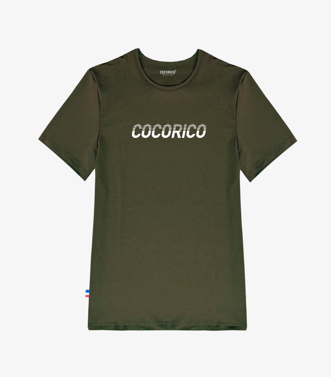 T-Shirt Femme Sport Kaki - Performance