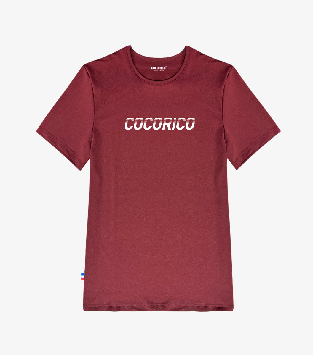 T-Shirt Femme Sport Bordeaux - Performance