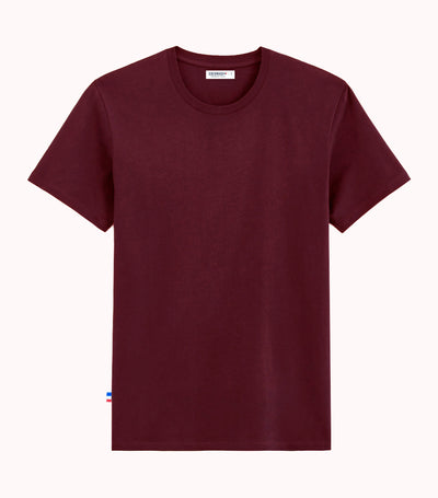T-shirt Homme Bordeaux - Intemporel