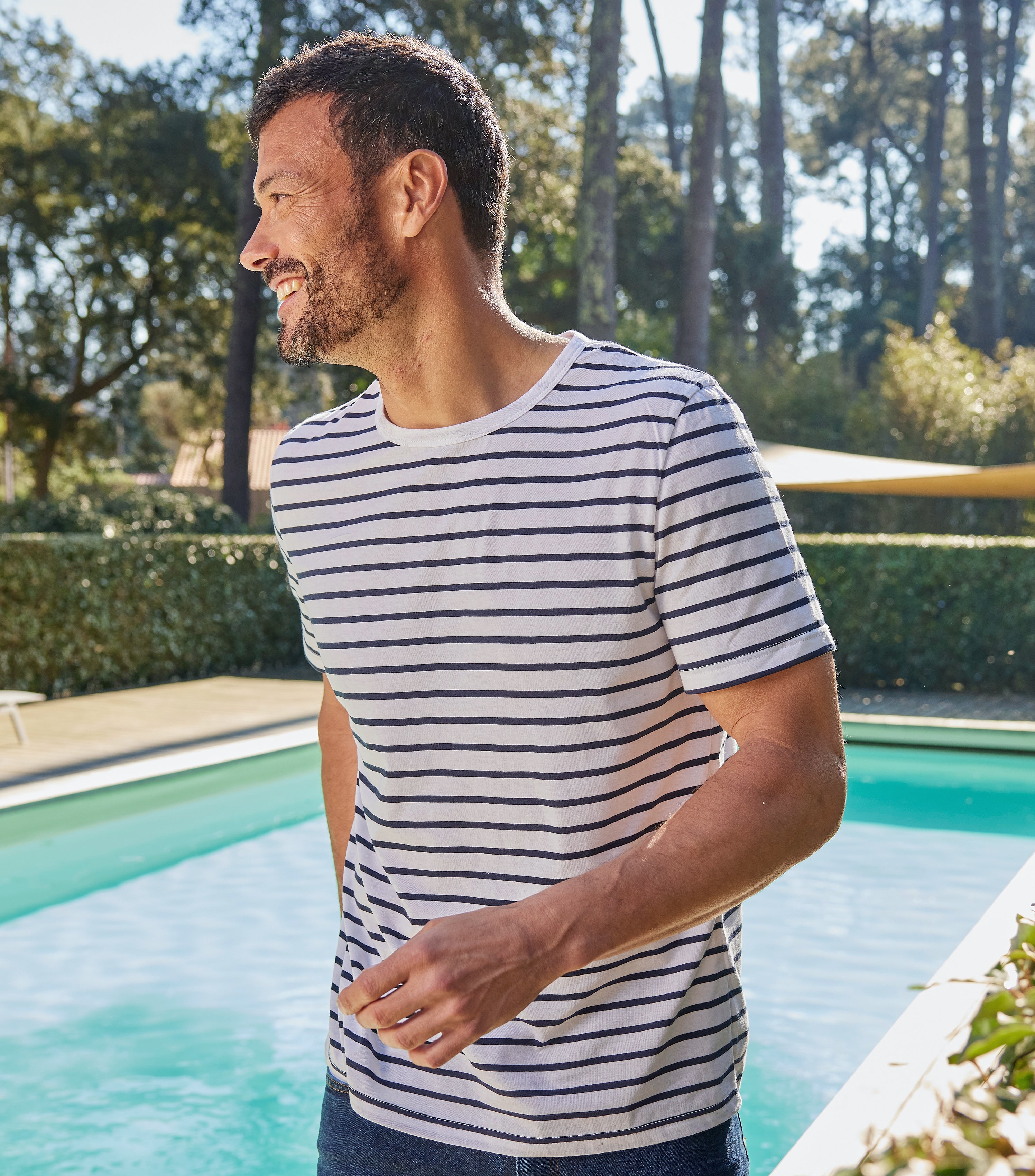 T-shirt Homme Marinière - Intemporel