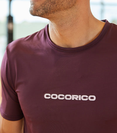 T-shirt Sport Homme Bordeaux - Impact