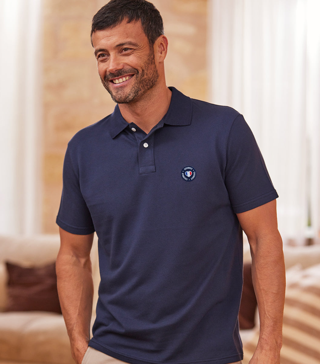 Polo Homme Marine - Le Blason