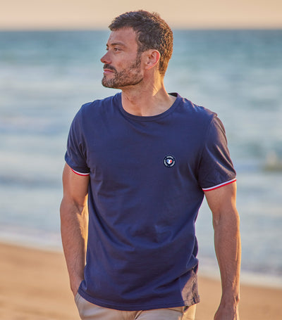 T-shirt Homme Supporter Marine - Blason