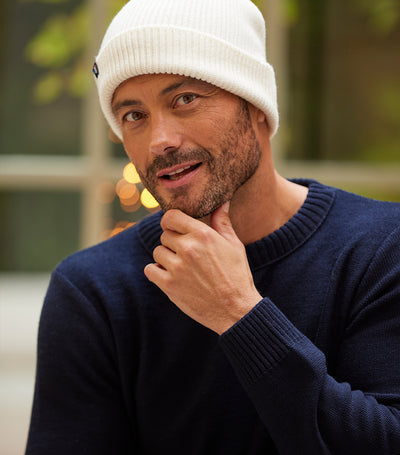 Bonnet Homme Ecru