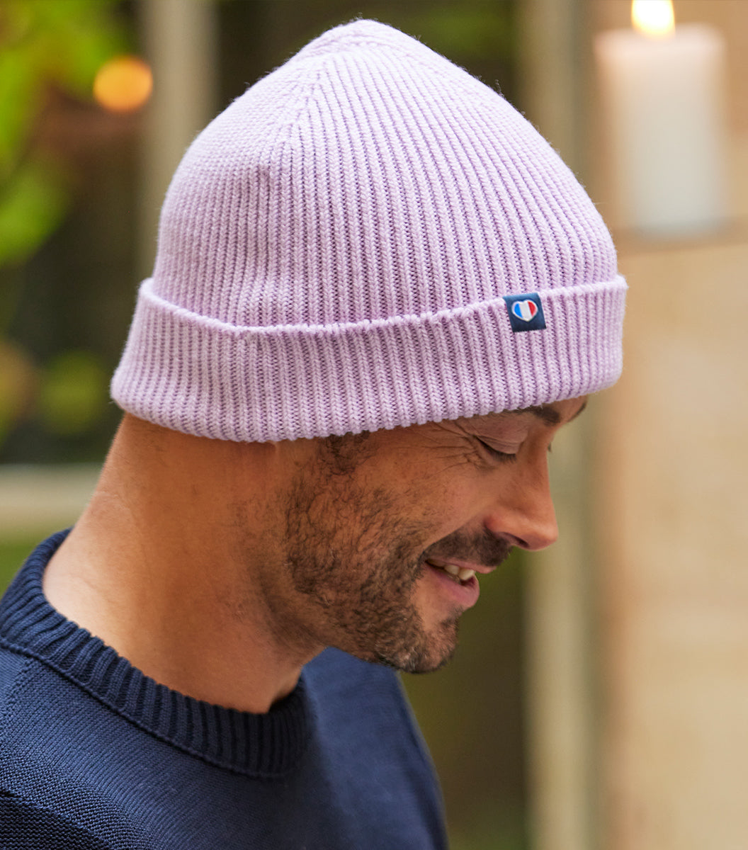 Bonnet Homme Lilas