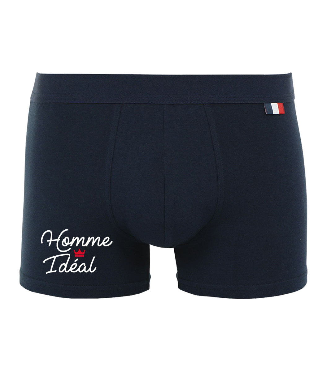 Boxer Homme Marine - Homme Ideal