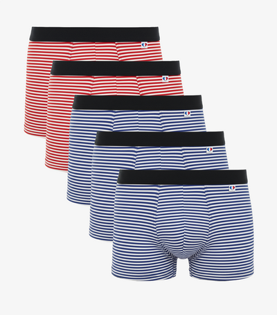 Boxer Homme x5 - Pack Rayé