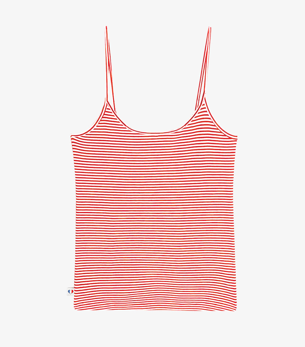 Caraco Femme Rayé Rouge - Intemporel