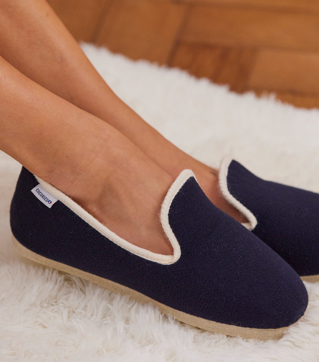 Charentaises Femme Marine