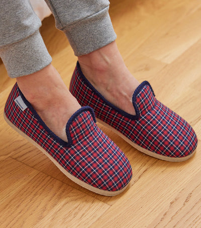 Charentaises Femme Tartan