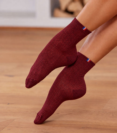 Chaussettes Femme La Scintillante Rouge