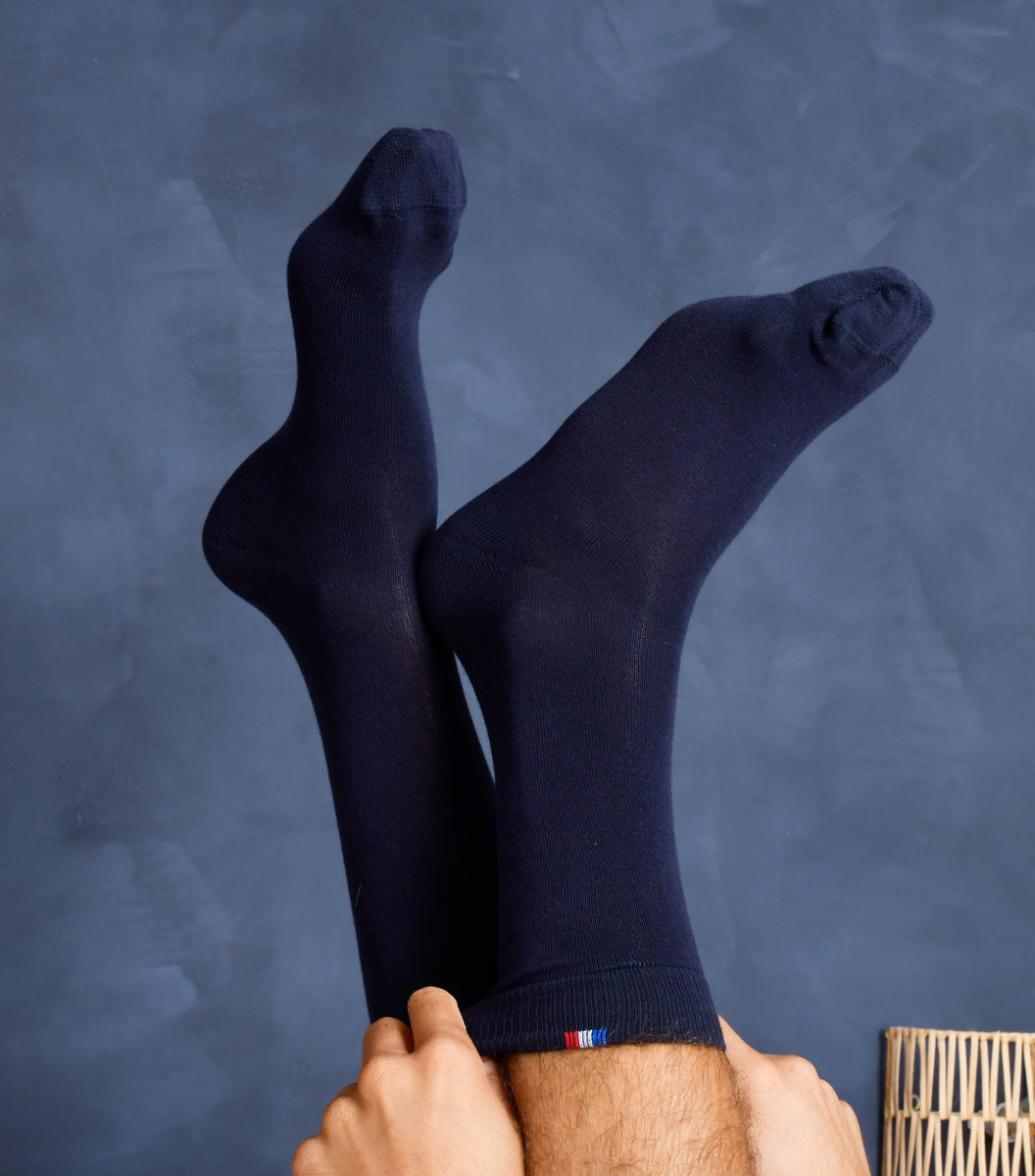 Chaussettes Homme Bleu marine - L'Eternelle