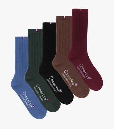 Chaussettes Homme en Laine x5 - Pack Hiver