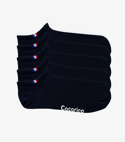 Chaussettes Femme Noir x5 -Le Pack Invisible