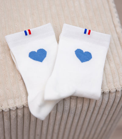 Chaussettes Femme x2 - Le Pack Cœur Ciel