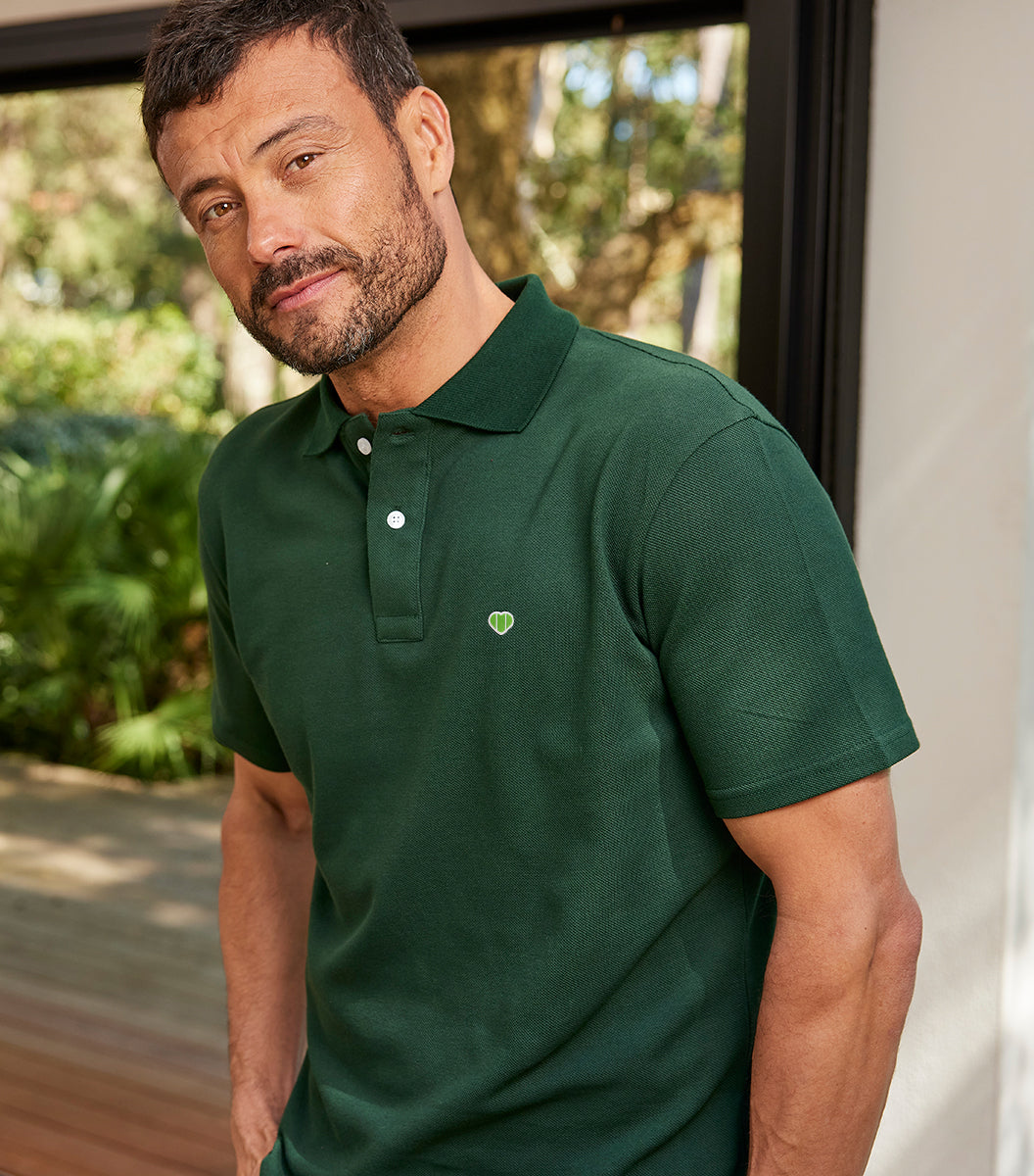 Polo Homme Sapin - Le Coeur (Vert)