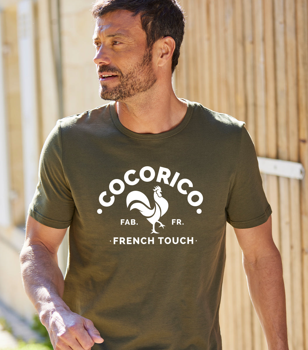 T-shirt Homme Kaki - Coq Français