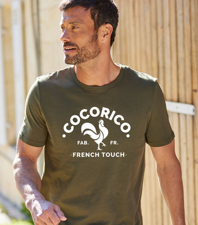 T-shirt Homme Kaki - Coq Français