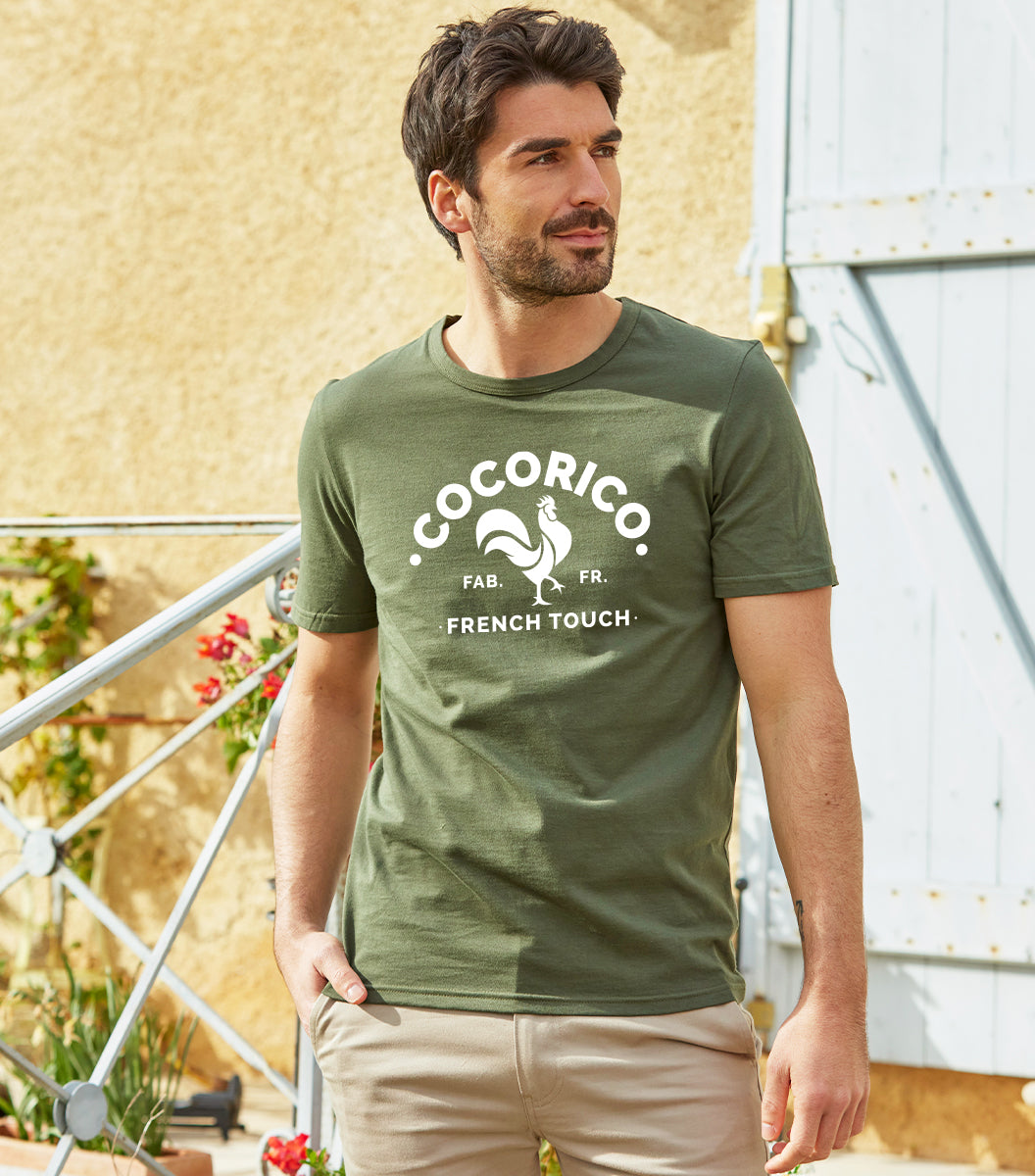 T-shirt Homme Kaki - Coq Français