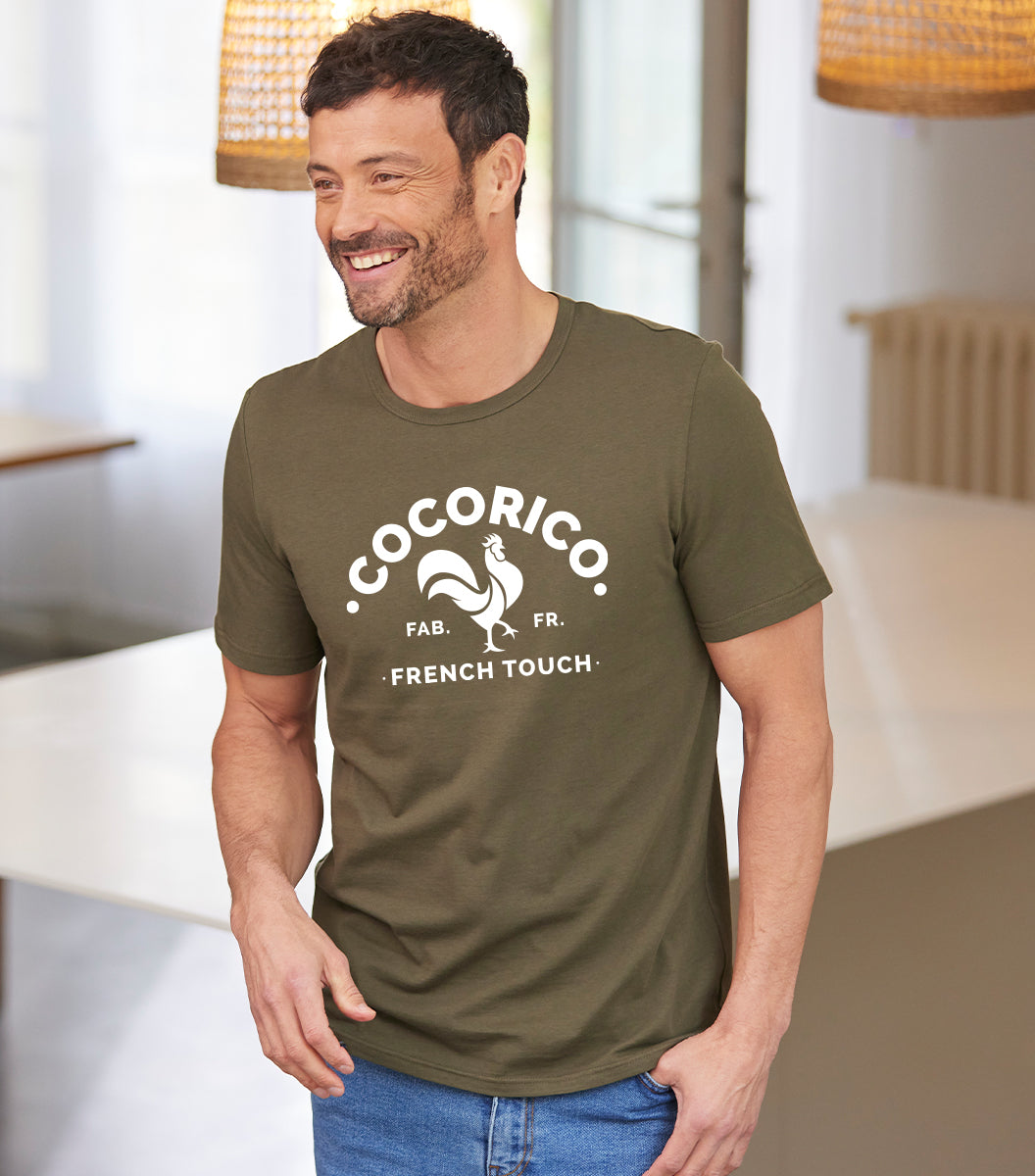 T-shirt Homme Kaki - Coq Français