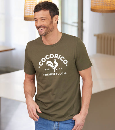 T-shirt Homme Kaki - Coq Français