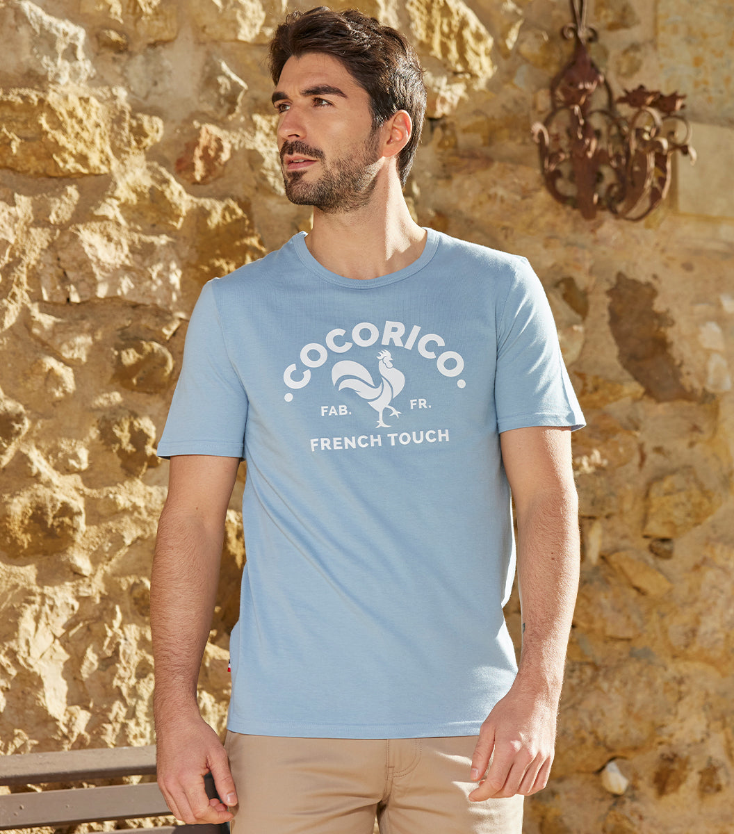 T-shirt Homme Ciel - Coq Français
