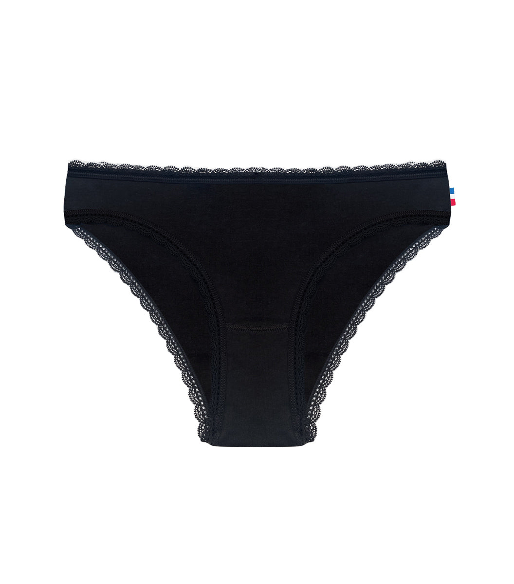 Culotte Femme Dentelle Noir - Intemporelle