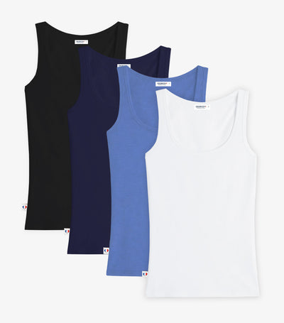 Débardeur Femme x4 - Pack Multicolore