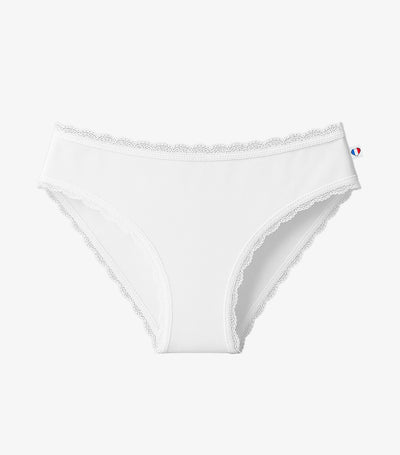 Culotte Femme Dentelle Blanc - Intemporelle