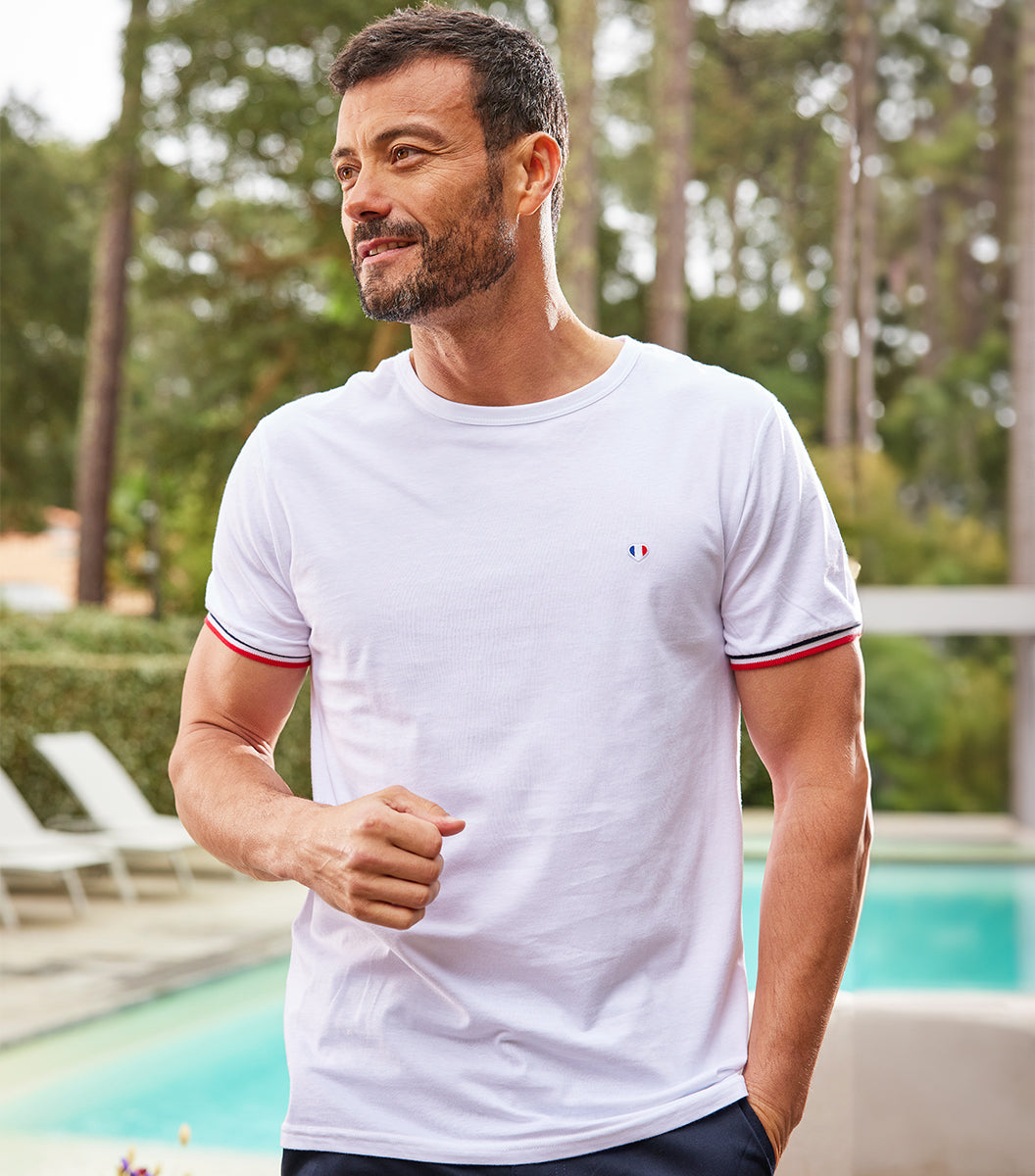 T-shirt Homme Supporter Blanc - Iconique