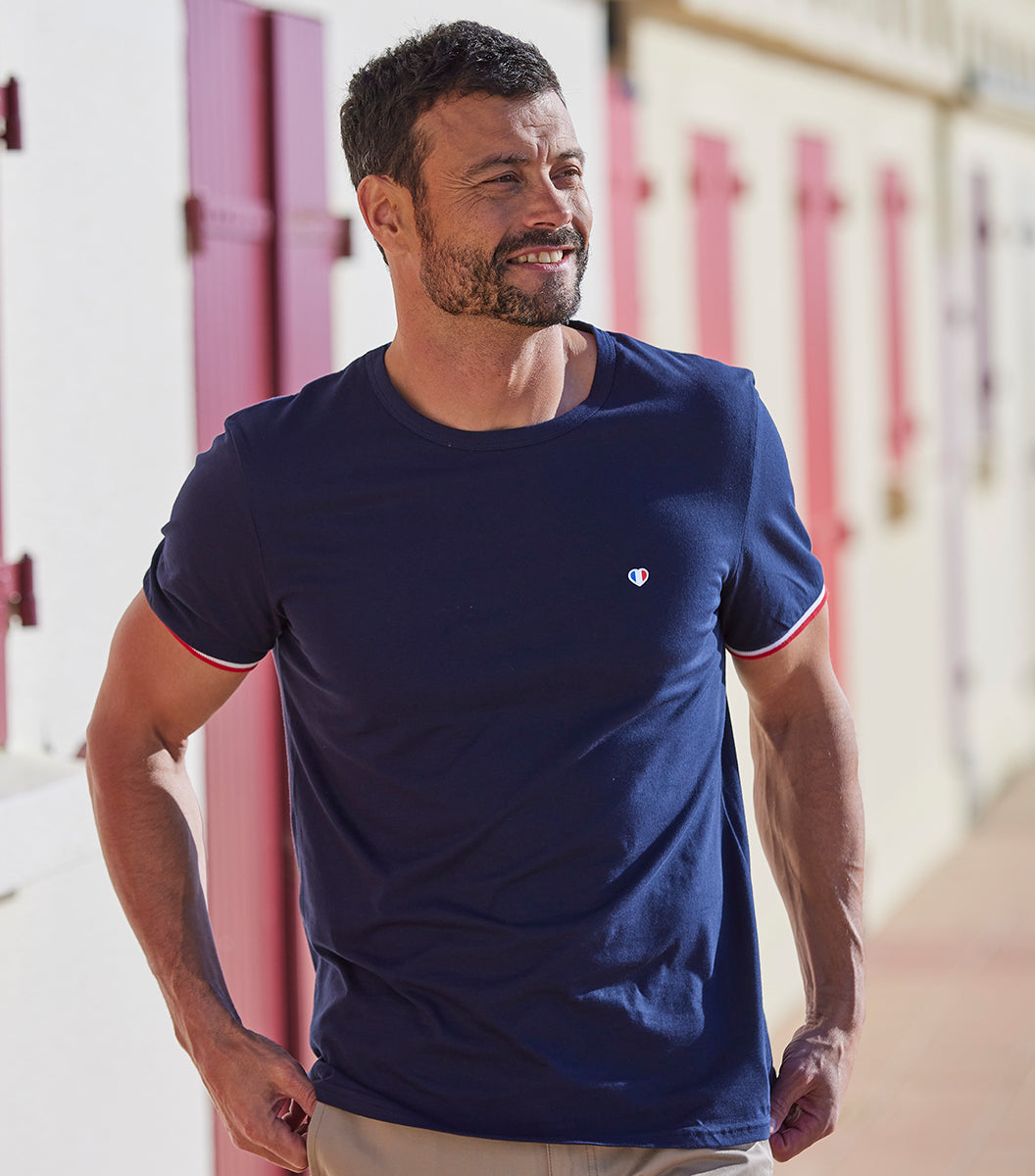 T-shirt Homme Supporter Marine - Iconique