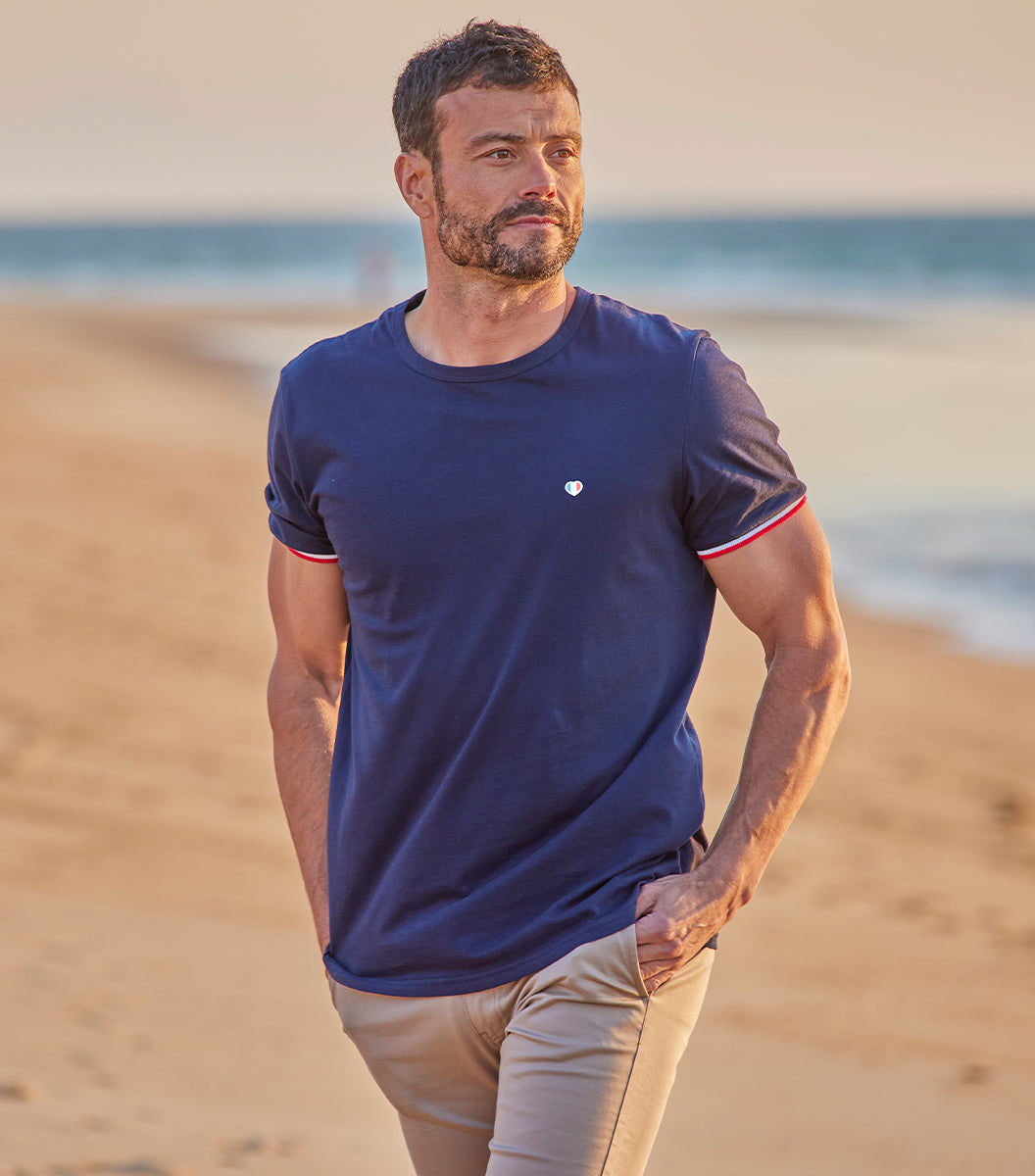 T-shirt Homme Supporter Marine - Iconique