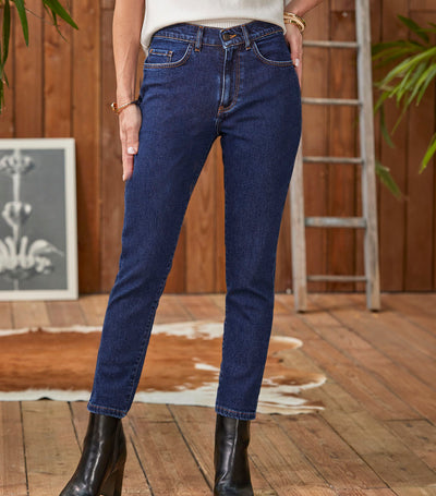 Jean Femme Slim Bleu Foncé