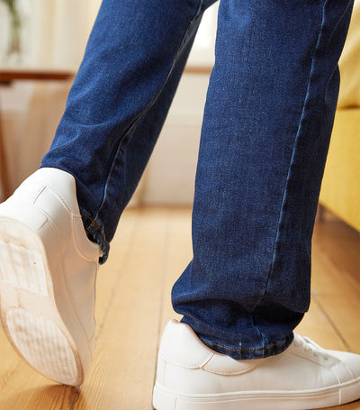 Jean Homme Large Bleu Foncé