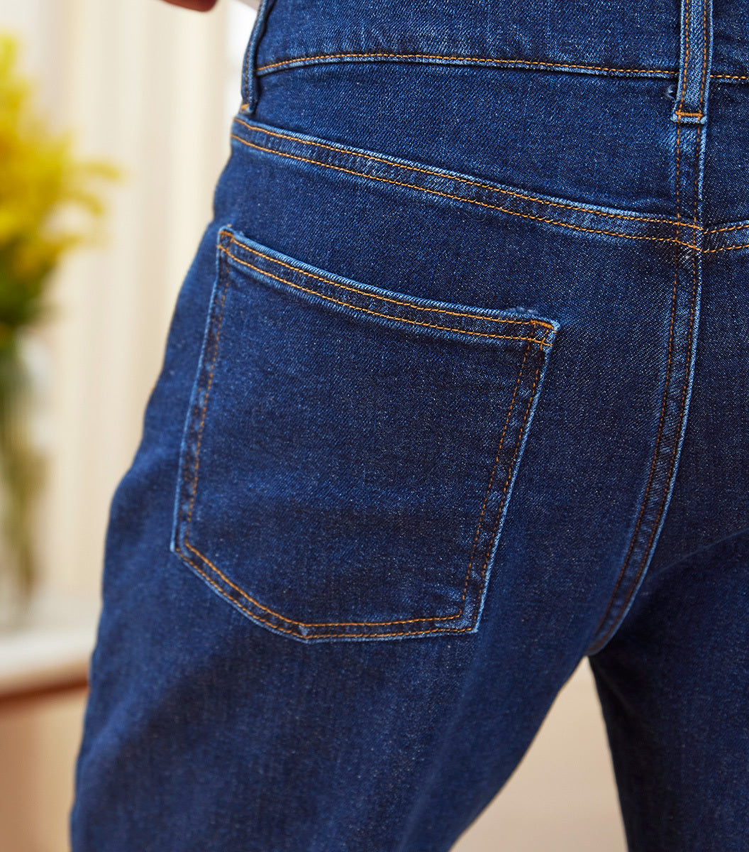 Jean Homme Large Bleu Foncé