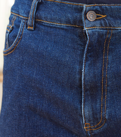 Jean Homme Large Bleu Foncé