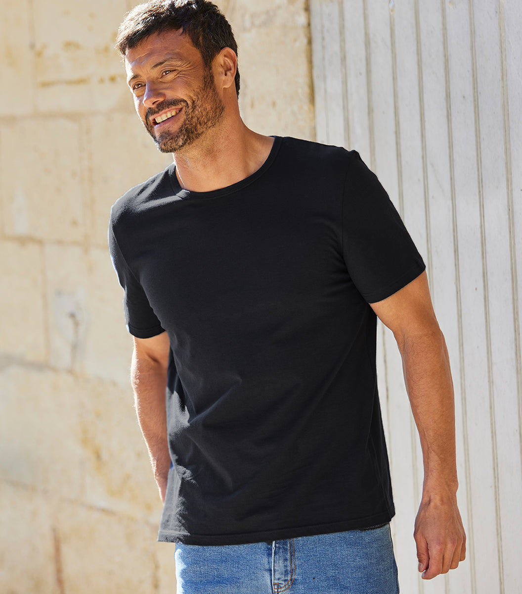 T-shirt Homme Noir - Intemporel