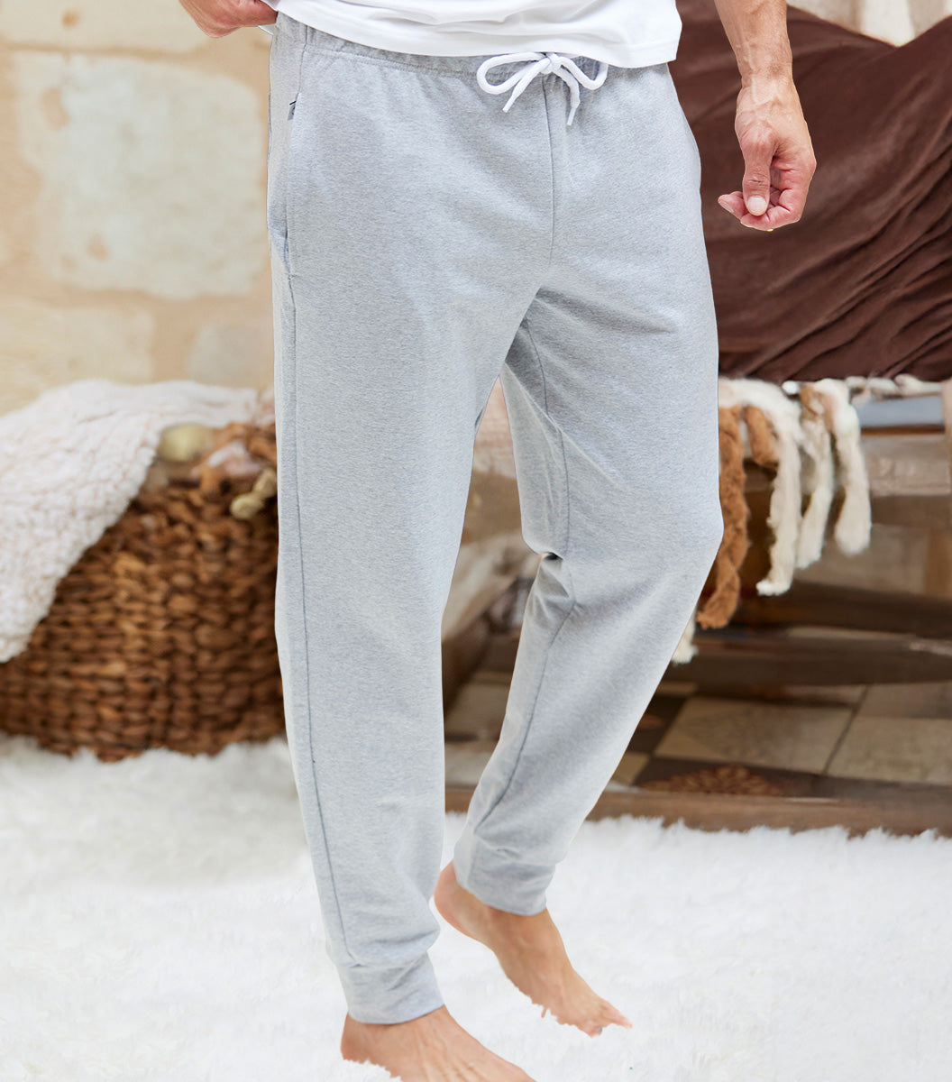 Jogging Homme Gris Chiné - Intemporel
